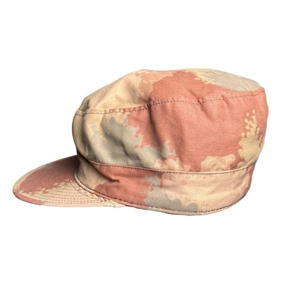 Czech Desert Camo Field Hat Cap w/ Ear Flaps 1990s Czechoslovakia - Picture 2 of 8